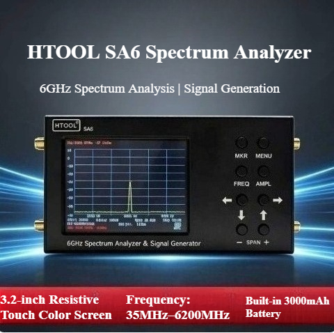 Signal Generator Spectrum Analyzer - 휴대용 스펙트럼 분석기 35MHz‑6.2GHz RF 신호