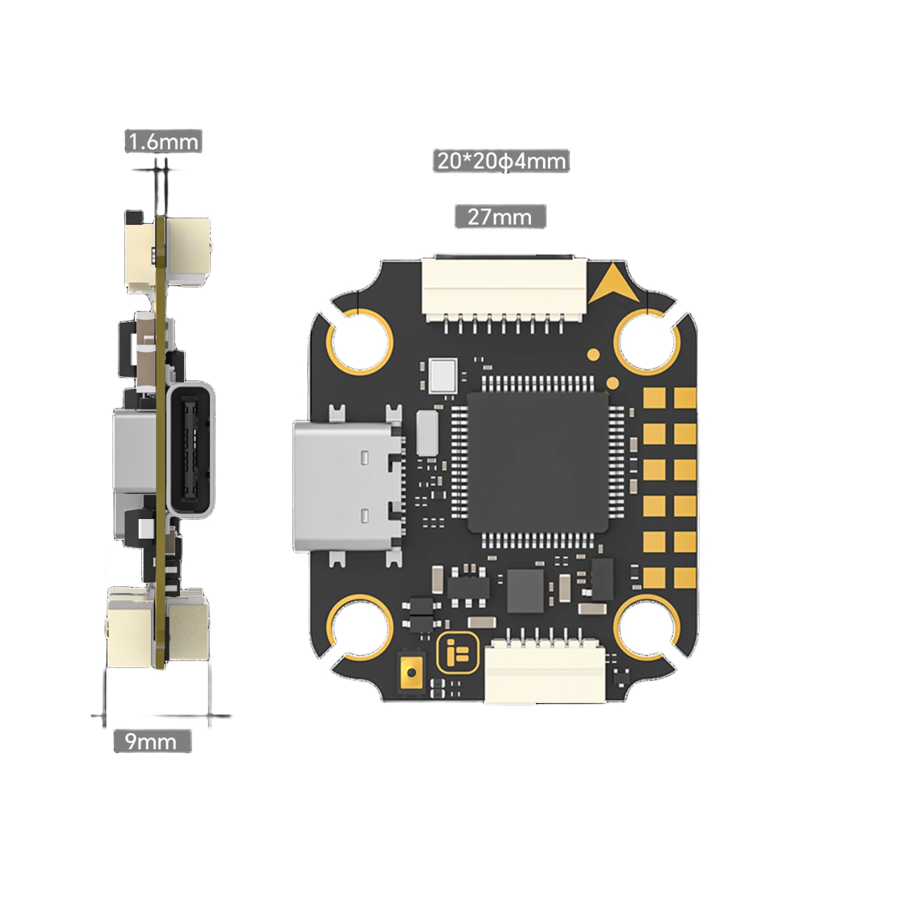 IFlight Borg Mini F7 스택(플라이트 컨 - Fpv Flight Controller F7 Stack 60A 리뷰 및 가격